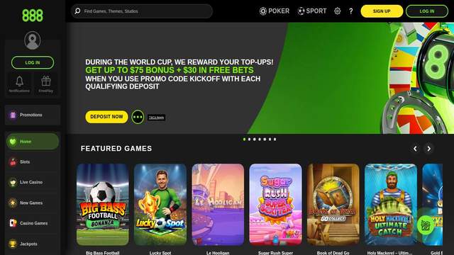 888casino casino screenshot